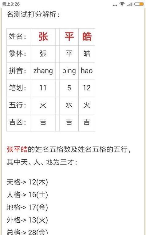 名字测试打分100 全国姓名重名查询网