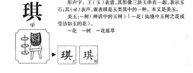 琪字女宝宝起名 小名带琪字女孩起名