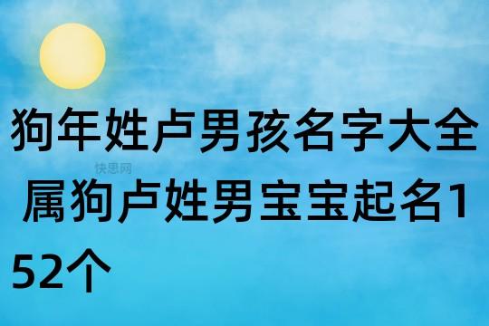 姓卢狗宝宝起名大全 今年出生女孩起名卢沐岚怎么样